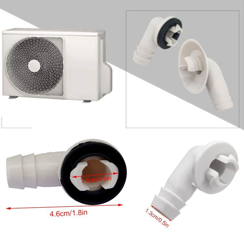 Drain Hose Connector Fitting for Air Conditioner 0.6 Inch Adapter AC Drain Hose