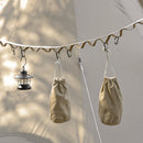 PU Leather Hanging Lanyard Multifunctional Adjustable Rope for Flagline Clothes