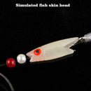 Fishing Hooks Jig Head 5 PCS Fish Head String Luminous Crappie Sharp G2H8