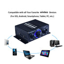 AK-170 Wireless HiFi Audio Power Amplifier 200W+200W 2-CH Dual Channel w/RCA In