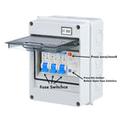 with RCD and 2x MCB Fuse Box Circuit Breaker Garage Consumer Unit 5 Way