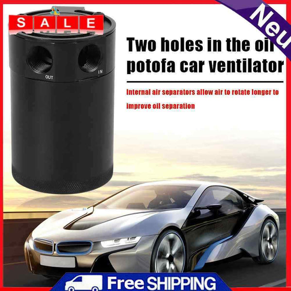 Baffled Billet Aluminum Oil Fishing Box 2 Port Oil Fishing Container Reservoir Universal