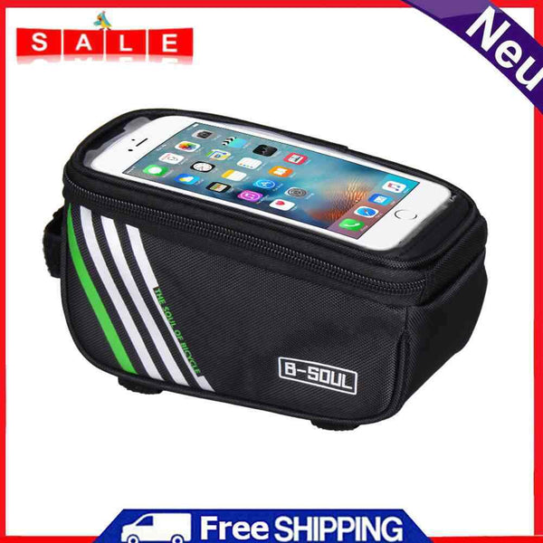 1.5L Cycling Bike Frame Front Tube Bag Multifunctional Bike Bag