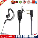 G Shape Earphone Earpiece K-type for Kenwood KPG Baofeng UV 5R Radio 2Pin