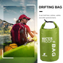 Swimming Bag Waterproof Dry Sack Storage Trekking Boat Phone Pouch (Green) Newly