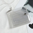 PVC Clear Wallet Women Transparent Glitter Coin Purse Mini Money Card Holder