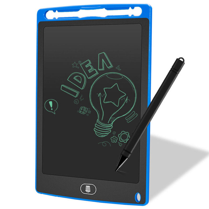 8.5in LCD Digital Writing Tablet Portable Drawing Board (Monochrome Blue)