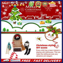 Fairy Door House Festive Decor Mini Elf House for Family Friends Neighbors Gifts