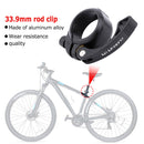 41mm Bicycle Saddle Seat Tube Clip Folding Bike Seatpost Clamps (Black)