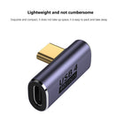 Type-C Adapter PD100W Mini C to C Converter (Female to Male Middle Elbow)