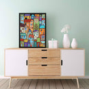5D DIY Diamond Painting Kits Full Square Drill Cartoon House Drawing Mosaic Arts