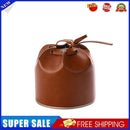 Camping Gas Bottle Protective Cover Retro Leather Sleeve (Coffee 350x112mm)