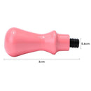 Retro Wax Sealing Stamp Wood Handle Customs Art Stamping Decor (Light Pink)
