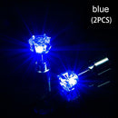 Fashion Women Men Halloween Gift Studs Earrings Ear Studs Led Earrings Blinking