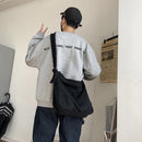 Large Capacity Canvas Shoulder Bags Soft Travel Women Men Crossbody Satchels