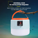 LED Camping Hanging Light Waterproof Solar BBQ Outdoor Hiking Tent Lamp (C)