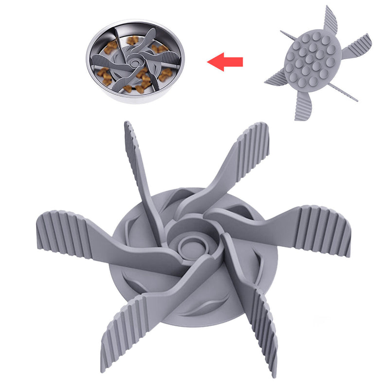 Spiral Slow Feeder Dog Bowls Insert - 19 Suction Cups for Dog Bowls (A) Newly