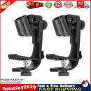 2x Microphone Clip Stand Holder Adjustable Shockproof Drum Rim Mic Bracket Newly