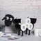 Sheep Dog Shape Toilet Paper Rack Free Standing Bathroom Tissue Holder (A)