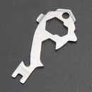 20 In 1 EDC Outdoor Survival Kit Wrench Opener Screwdriver Keychain Hanging