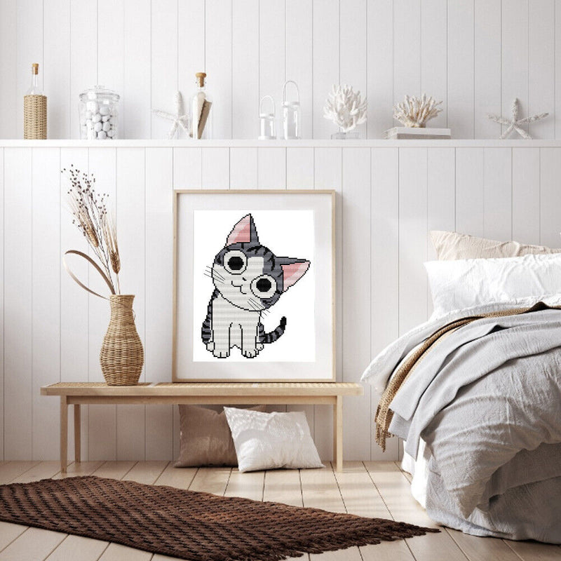 2 Strands 21x29cm Partial Embroidery Cross Stitch Stamped Art Craft Home Decor