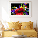 5D DIY Flowers Full Round Drill Diamond Painting Rhinestone Drawing Craft Art
