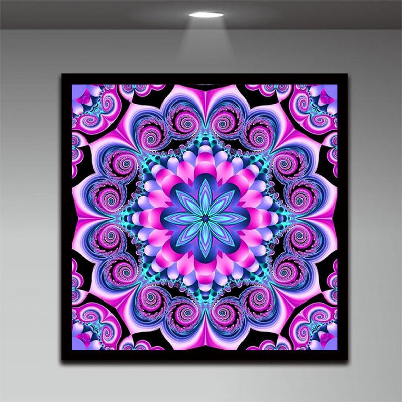 Geometric Flower 5D Full Drill Diamond Painting Embroidery DIY Cross Stitch