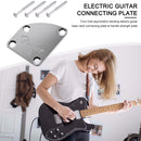 Guitar Neck Plate Neck Joint Back Mounting Plate Screws for Bass Replacement