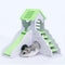 3pcs Waterproof Removable Double Layer Villa Hamster Sleeping Nest(Green)