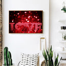 Full Round Drill Craft 5D DIY Romantic Love Diamond Painting Poster Wall Decor