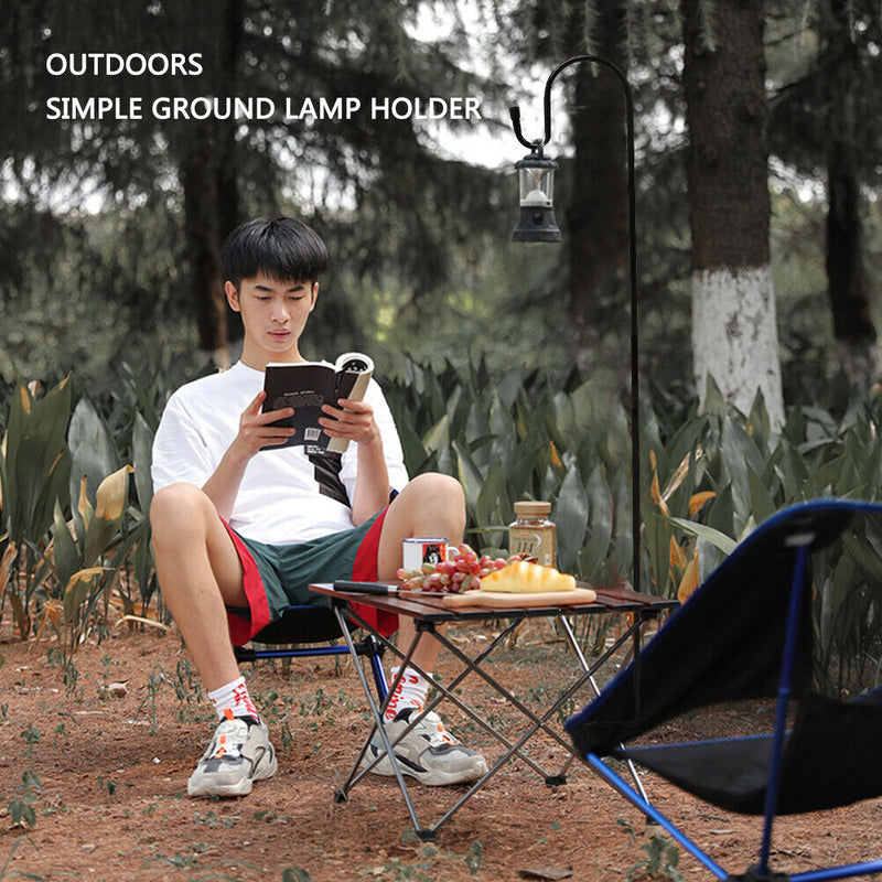 120cm outdoor lamp hanger holder easy installation light pole camping equipment