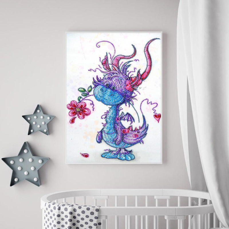 5D DIY Special Shaped Diamond Painting Dragon Cross Stitch Mosaic Home Decor Kit