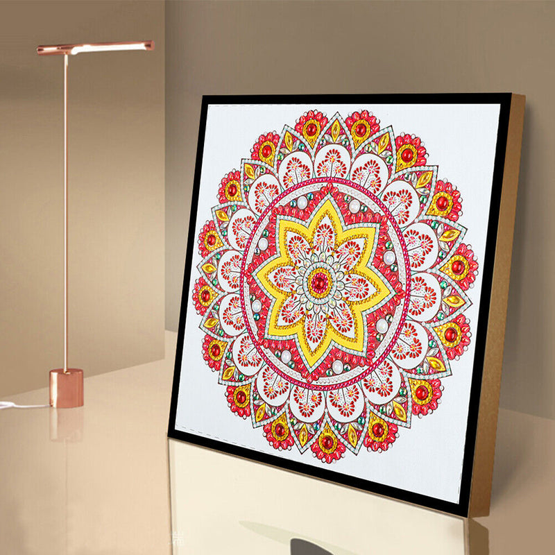 Special Shaped 5D DIY Diamond Painting Color Mandala Embroidery (HB015)