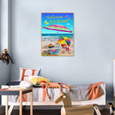5D Kit Rhinestone Pictures DIY Sunny Beach Full Round Drill Art Diamond Paint