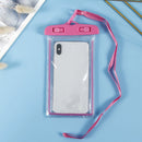 Luminous Waterproof Phone Case Diving Drifting Touch Screen Mobile Phone Bags