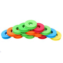 100pcs Round Foam Wire Board Winding Line Board Hook Rig Winder Keeper Bobbins