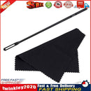 Flute Cleaning Kit 14 inch Plastic Cleaning Rod with Random Color Cloth Newly