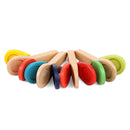 Castanets Musical Instruments Baby Wooden Clapper Educational Gift Random Color