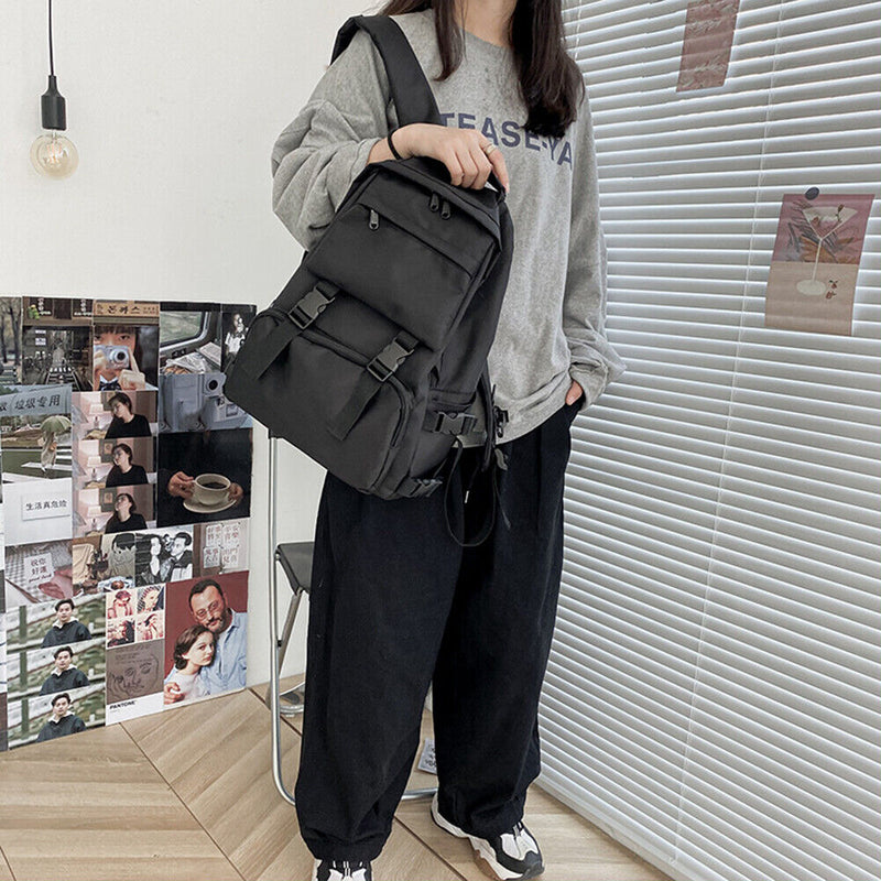 Fashion Japanese Backpack Women Men Nylon Student Large Shoulder Travel Backpack