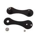 Hard Oxide Aluminum Key Holder Organizer Folder  EDC Pocket Tool black