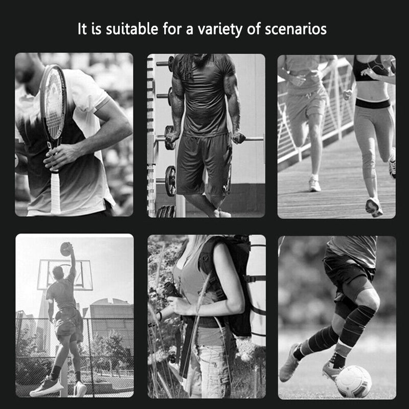 1 Pair Sports Leg Guard Cover Men Women Calf Compression Socks (Black L/XL)