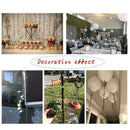 10m Imitation Willow Leaf Fabric Wreath Rattan Decoration L7X0