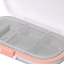 Portable 4/6 Grids Pill Box Drug Tablet Medicine Storage Splitter Organizer