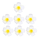 Women Girl Simulation White Plumeria Hairpin Beach Seaside Hair Clip Flower