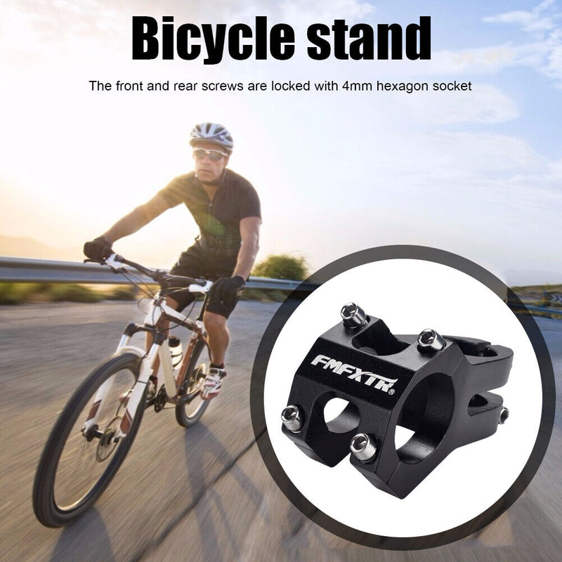 31.8 mm Bike Stem 45mm Aluminum MTB Road Bike Short Handlebar Stem (Black) Newly