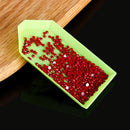 5D Acrylic Embroidery Green Plastic Tray Plate Point Drill Diamond Painting