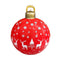#A 60cm PVC Inflatable Christmas Ball Hanging Tree Ornament Balloon Pendant Deco