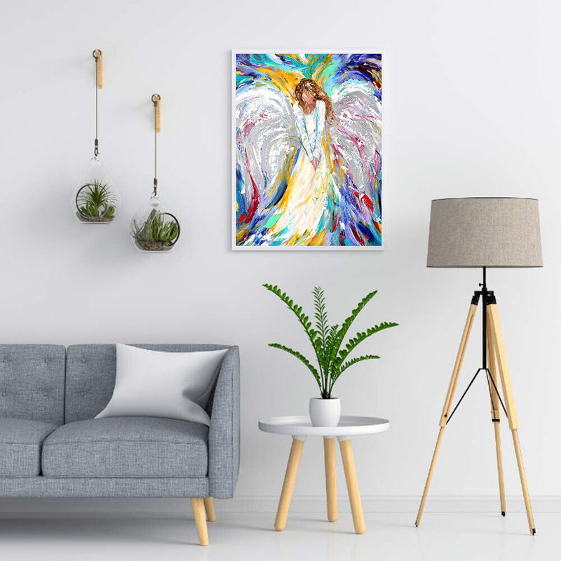 Full Round Drill Diamond Painting Abstract Girl Picture Handiwork Art Mosaic Kit