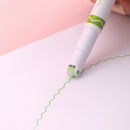Flower-shaped Integrated Curve Highlighter Pen Multiple Shapes Markers Pen