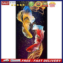 5D DIY Two Swimming Fish Rhinestone Cross Stitch Embroidery Kit for Home Wa